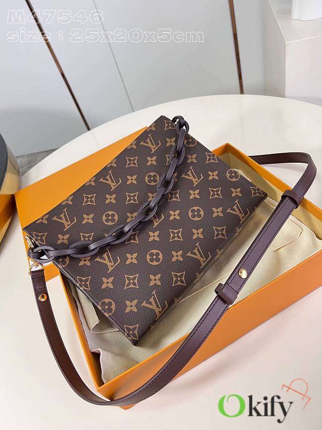 Okify Louis Vuitton Monogram Toiletry Pouch In Brown M47546 25x20x5cm - 1