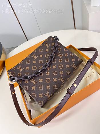 Okify Louis Vuitton Monogram Toiletry Pouch In Brown M47546 25x20x5cm