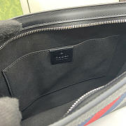 Okify Gucci Supreme Web Toiletry Pouch In Black 26x20x6cm - 3