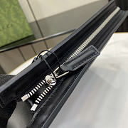 Okify Gucci Supreme Web Toiletry Pouch In Black 26x20x6cm - 2