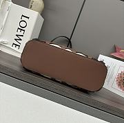Okify Loewe Anagram Cut Out Tote Bag In Brown 32x12x25.5cm  - 4