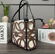 Okify Loewe Anagram Cut Out Tote Bag In Brown 32x12x25.5cm  - 3