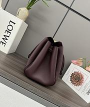 Okify Loewe Medium Madrid Bag In Dark Burgundy 28.5x11x23cm  - 4