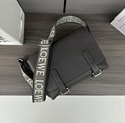 Okify Loewe XS Military Messenger Bag In Gray 24.5x18x10.5cm - 5
