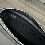 Okify Loewe XS Military Messenger Bag In Gray 24.5x18x10.5cm - 3