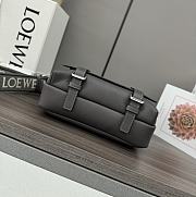 Okify Loewe XS Military Messenger Bag In Gray 24.5x18x10.5cm - 2