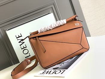 Okify Loewe Puzzle Bag In Brown 29x19.5x14cm