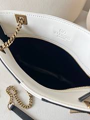Okify Valentino Garavani Viva Superstar Small Bag In Black And White 27x18x3cm  - 4
