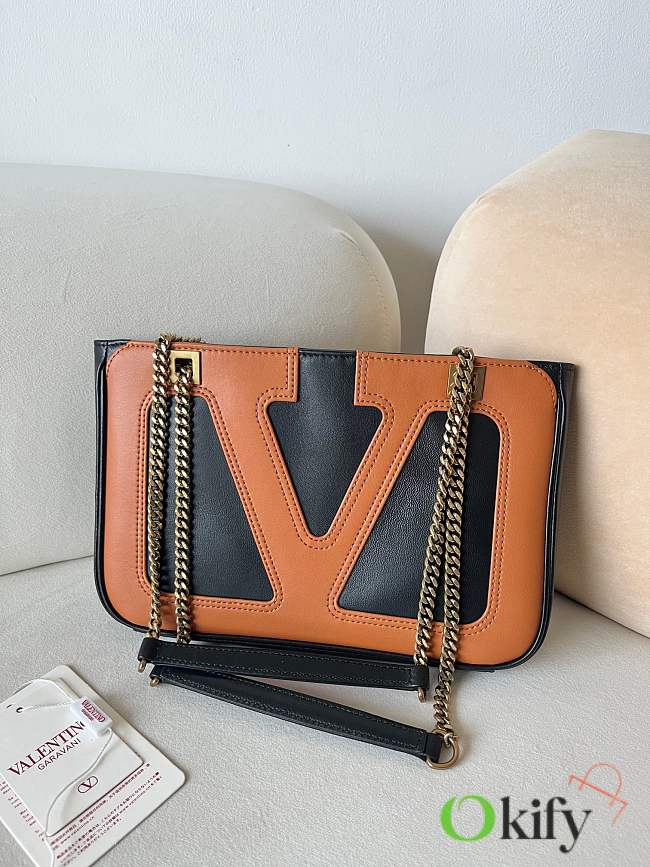 Okify Valentino Garavani Viva Superstar Small Bag In Black And Brown 27x18x3cm  - 1