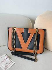 Okify Valentino Garavani Viva Superstar Small Bag In Black And Brown 27x18x3cm  - 1