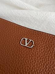 Okify Valentino Nellcôte Bag With Fringes In Brown 20x20x3cm  - 6