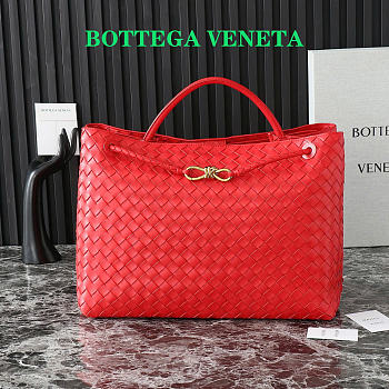 Okify Bottega Veneta Andiamo Bag In Red 45x22x34cm