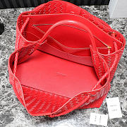 Okify Bottega Veneta Andiamo Bag In Red 45x22x34cm - 3