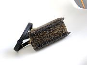 Okify Bvlgari Serpentine Mini Crystal Tote Bag In Black 13x17.5x5.5cm  - 2
