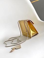Okify Bvlgari Serpenti Forever Bag In Gold 17x11x5cm - 5