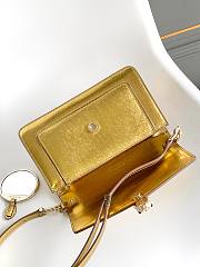 Okify Bvlgari Serpenti Forever Bag In Gold 22x13x5.5cm - 3