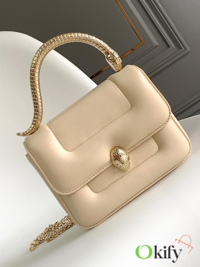Okify Bvlgari x Mary Katrantzou Bag In White 19.2x15x6cm - 1