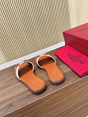 Okify Valentino Raffia Brown Slides EU35-42 - 2