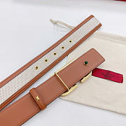 Okify Valentino Signature Canvas Belt 40mm - 5