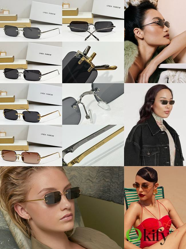 Okify Linda Farrow LFL1131 Sunglasses - 1
