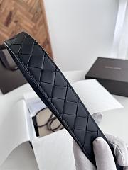 Okify Bottega Veneta Black Belt 35mm With Gold Hardware - 5