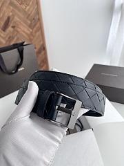Okify Bottega Veneta Black Belt 35mm With Black Hardware - 6