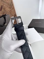 Okify Bottega Veneta Black Belt 35mm With Black Hardware - 3