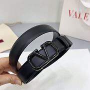 Okify Valentino Full Black Belt 30mm  - 5
