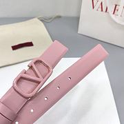 Okify Valentino Full Pink Belt 30mm  - 3