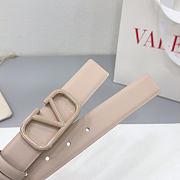 Okify Valentino Full Beige Belt 30mm  - 4