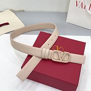 Okify Valentino Full Beige Belt 30mm  - 2