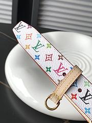 Okify Louis Vuitton x TM Belt In White 30mm - 6