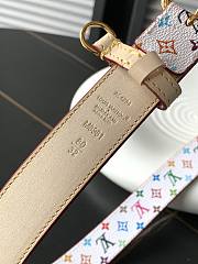 Okify Louis Vuitton x TM Belt In White 30mm - 4