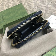 Okify Gucci Small Navy Wallet 11.5x9x2cm - 6