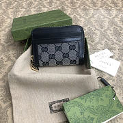 Okify Gucci Small Navy Wallet 11.5x9x2cm - 2