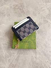 Okify Gucci Small Navy Wallet 11.5x9x2cm - 1