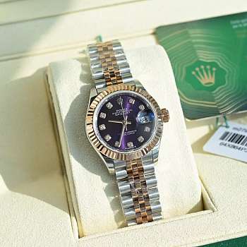 Okify Rolex Oyster Datejust Purple Watch 