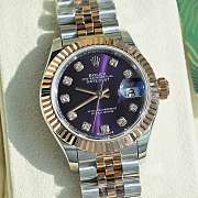 Okify Rolex Oyster Datejust Purple Watch  - 4
