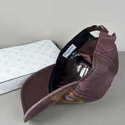 Okify Balenciaga Black/Dark Pink Baseball Cap  - 4