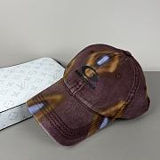 Okify Balenciaga Black/Dark Pink Baseball Cap  - 2
