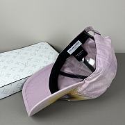 Okify Balenciaga Pink/Gray Baseball Cap  - 4
