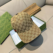 Okify Gucci Black/Beige Baseball Cap  - 5