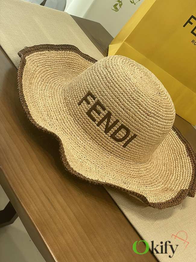 Okify Fendi Straw Hat 24229 - 1