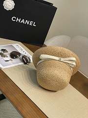 Okify CC Raffia White Bow Hat  - 3