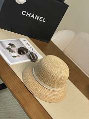 Okify CC Raffia White Bow Hat  - 2