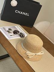 Okify CC Raffia White Bow Hat  - 1