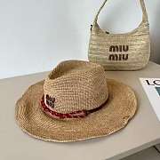 Okify MiuMiu Straw Cow Boy Hat  - 5