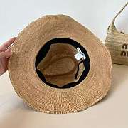 Okify MiuMiu Straw Cow Boy Hat  - 3