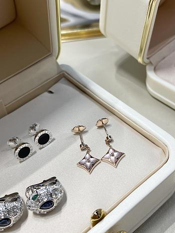 Okify Louis Vuitton Pink Gold Earrings