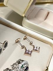 Okify Louis Vuitton Pink Gold Earrings - 3